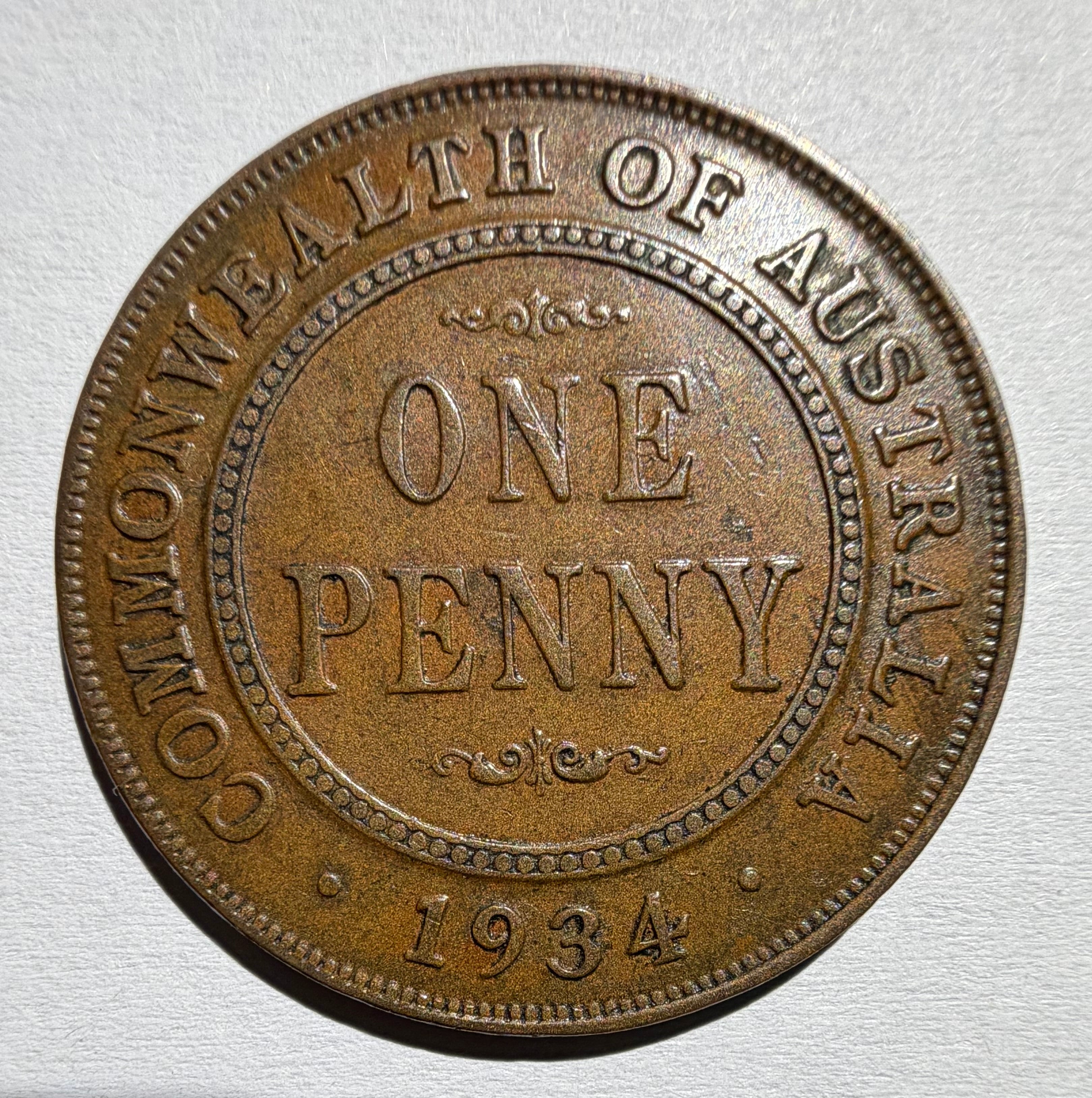 Australia Penny 1934