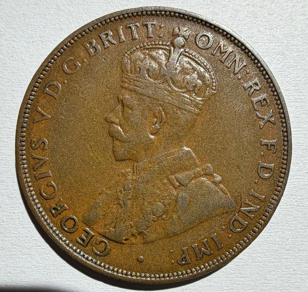 Australia Penny 1924 English