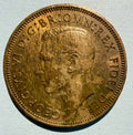 George VI 1950 Half penny-lustrous
