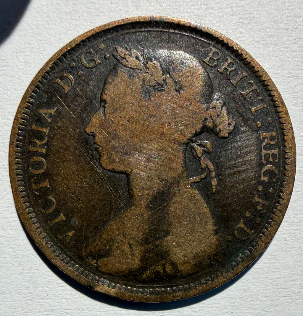 1891 Half penny-Queen Victoria