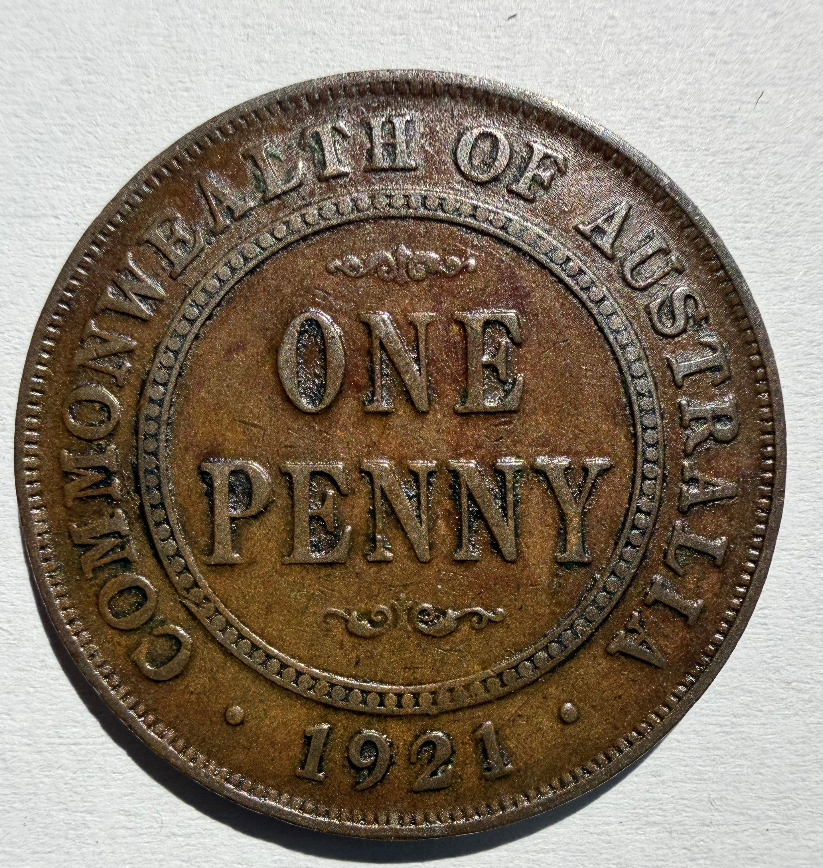 Australia Penny 1921