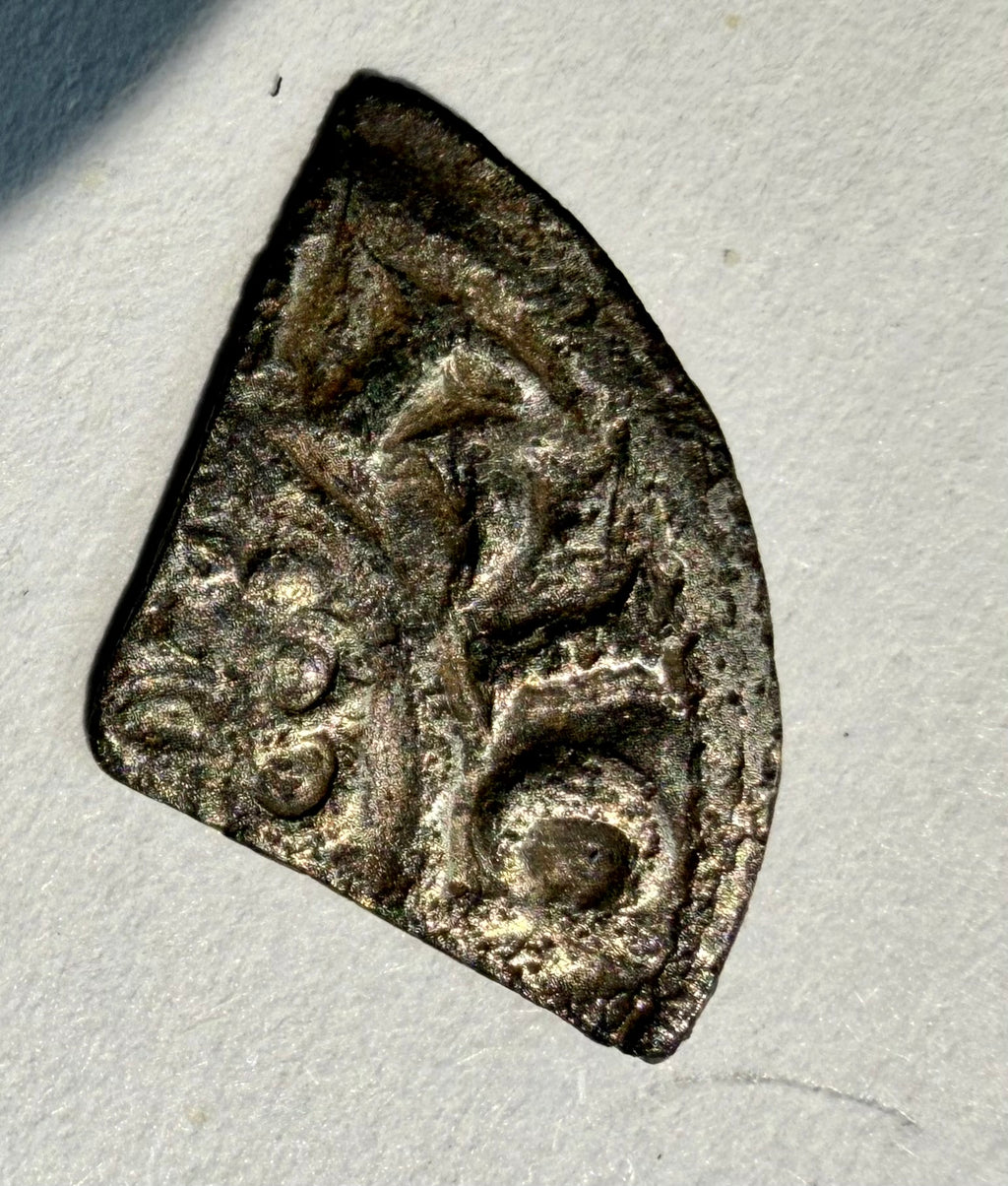 Henry III Hammered Silver Cut Farthing - Class 7b Ioan-Canterbury