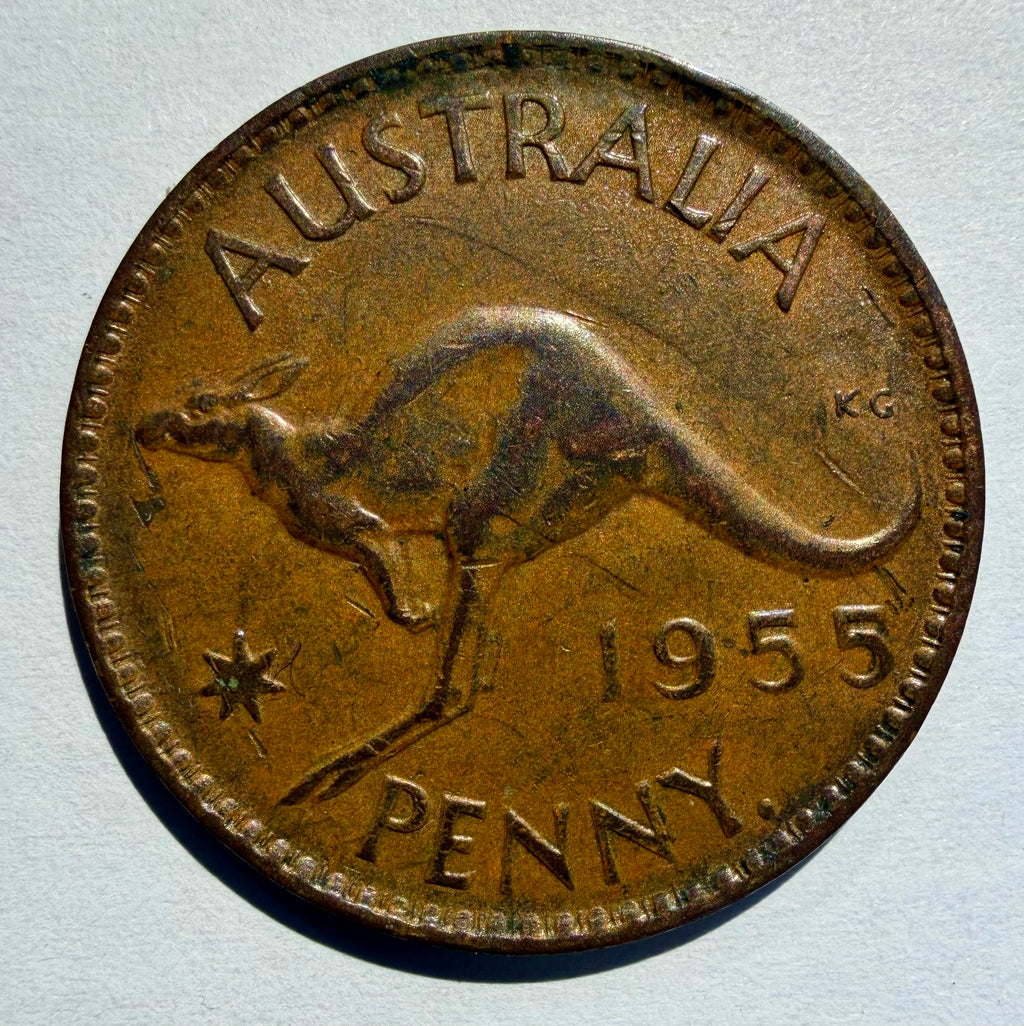 Australia Penny 1955 Perth