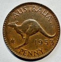 Australia Penny 1953-No serif 5