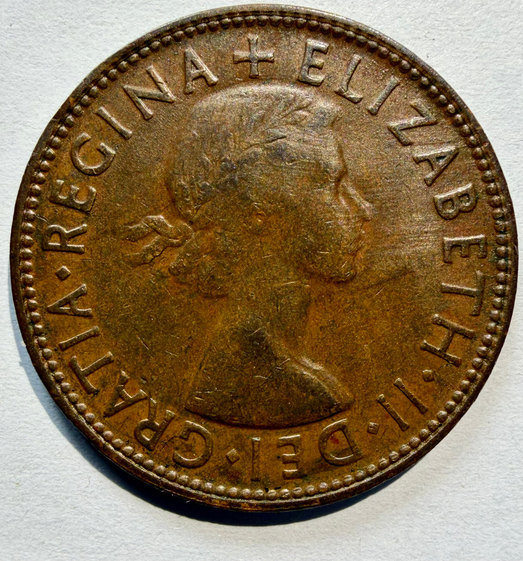 Australia Penny 1953-No serif 5