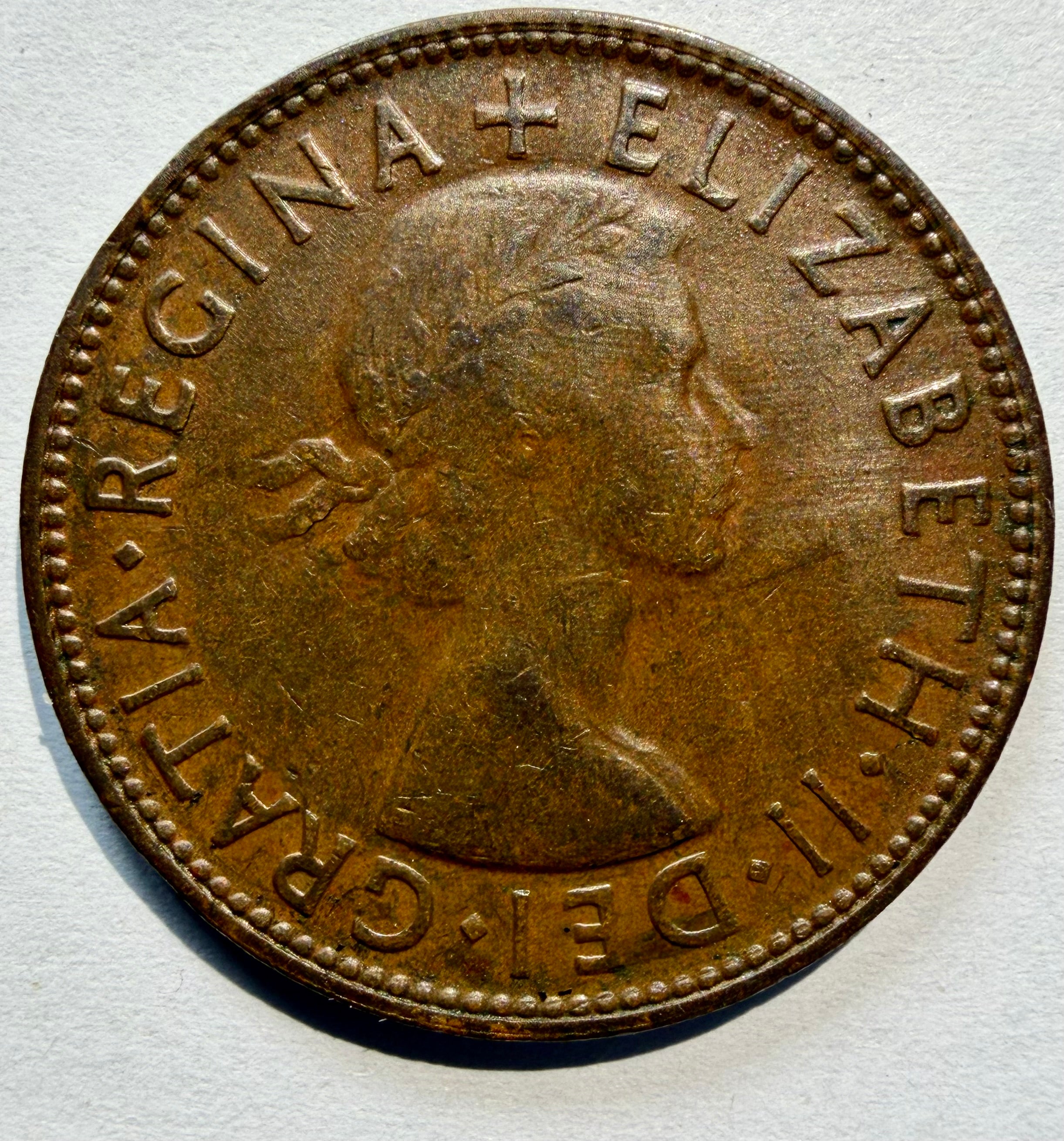 Australia Penny 1953-No serif 5