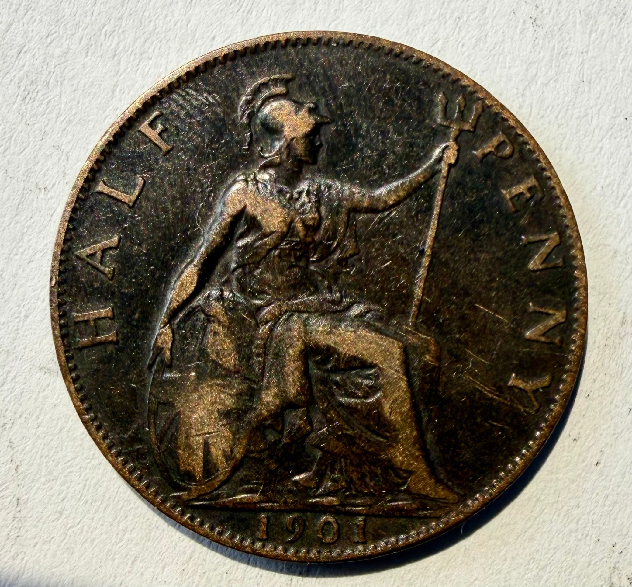 1901 Half penny
