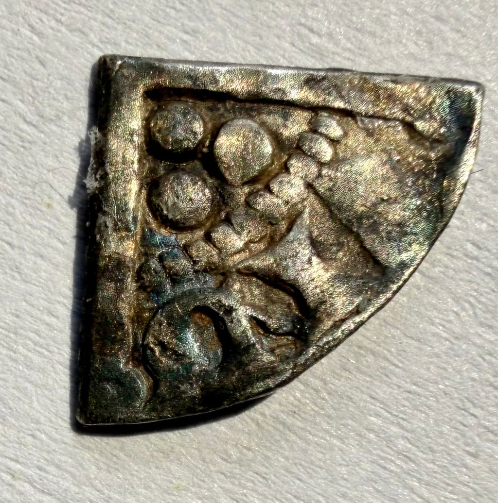 Henry III Long Cross Cut Farthing - Class 5c, Ligated ND, London Mint