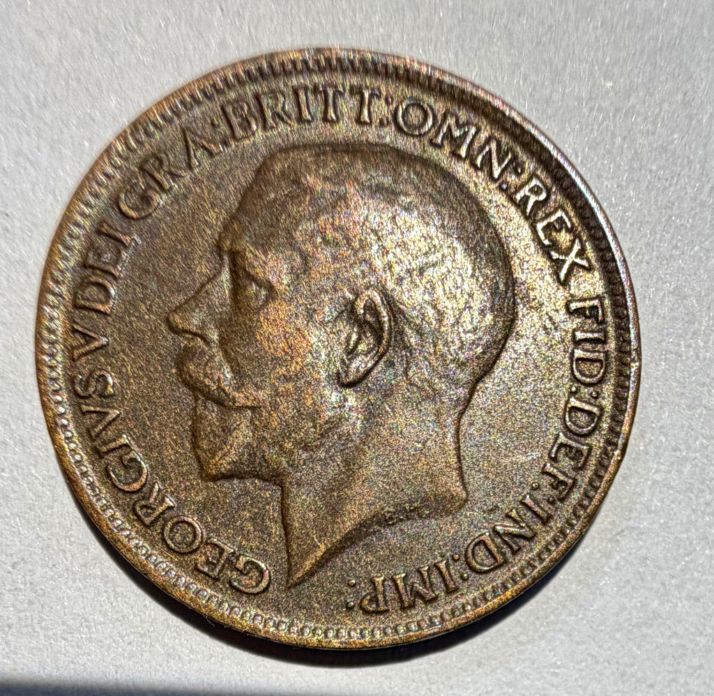 1916 King George V Farthing-high grade