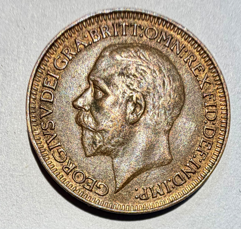 1929 King George V Farthing-high grade