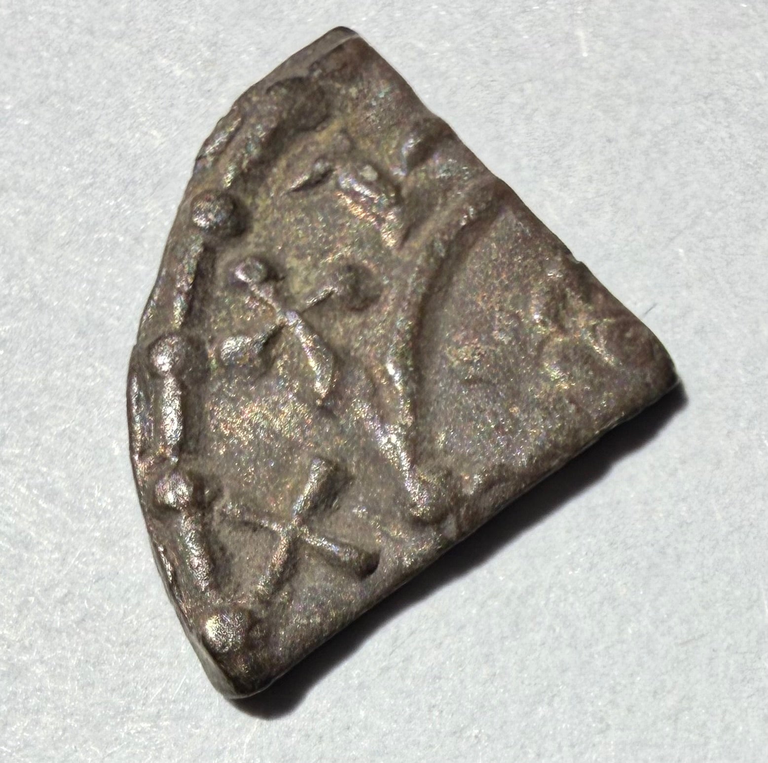 RARE Rhuddlan Mint Short Cross Cut Quarter Farthing Group I Class ii IEAI(Halli)