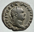 Titus Caesar AR Denarius 76 AD Eagle on Altar RIC 870 Sears 243B