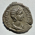 JULIA MAMAEA AR Denarius Rome Mint 222-235 AD Vesta RIC 360