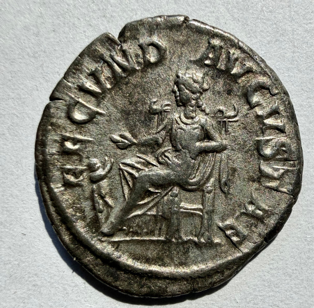 Julia Mamaea AR Denarius RIC 332 Fecunditas Seated