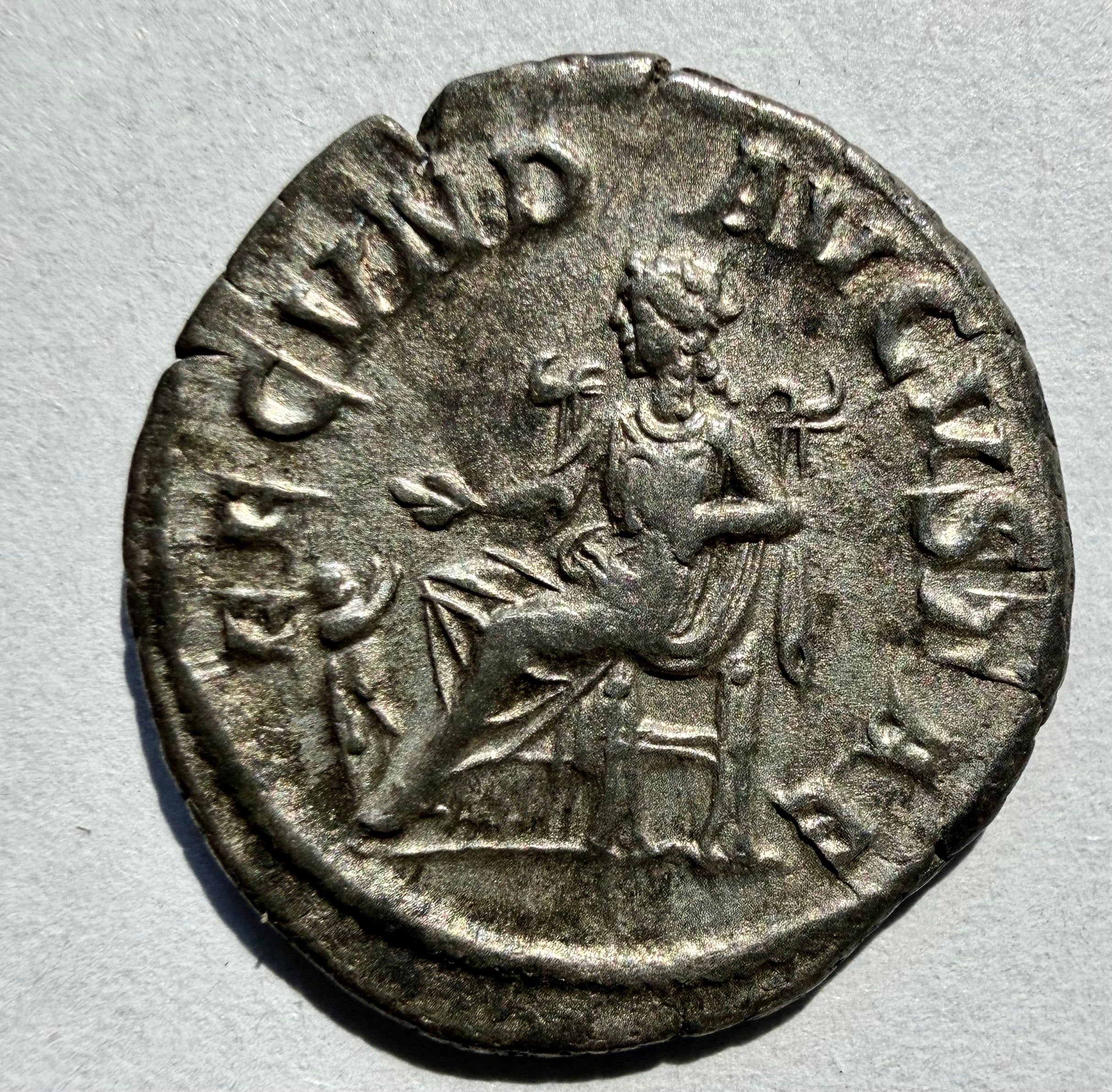 Julia Mamaea AR Denarius RIC 332 Fecunditas Seated