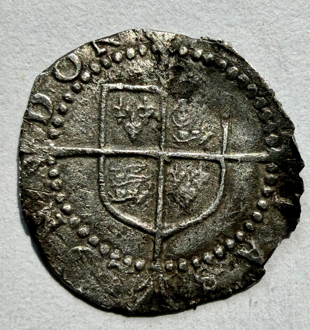 Elizabeth I 1582 Silver Penny - Sword Mintmark - Scarce type S-2575