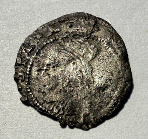 Elizabeth I Silver Hammered Penny 1560-1561 2nd Issue Cross Crosslet Spink 2558