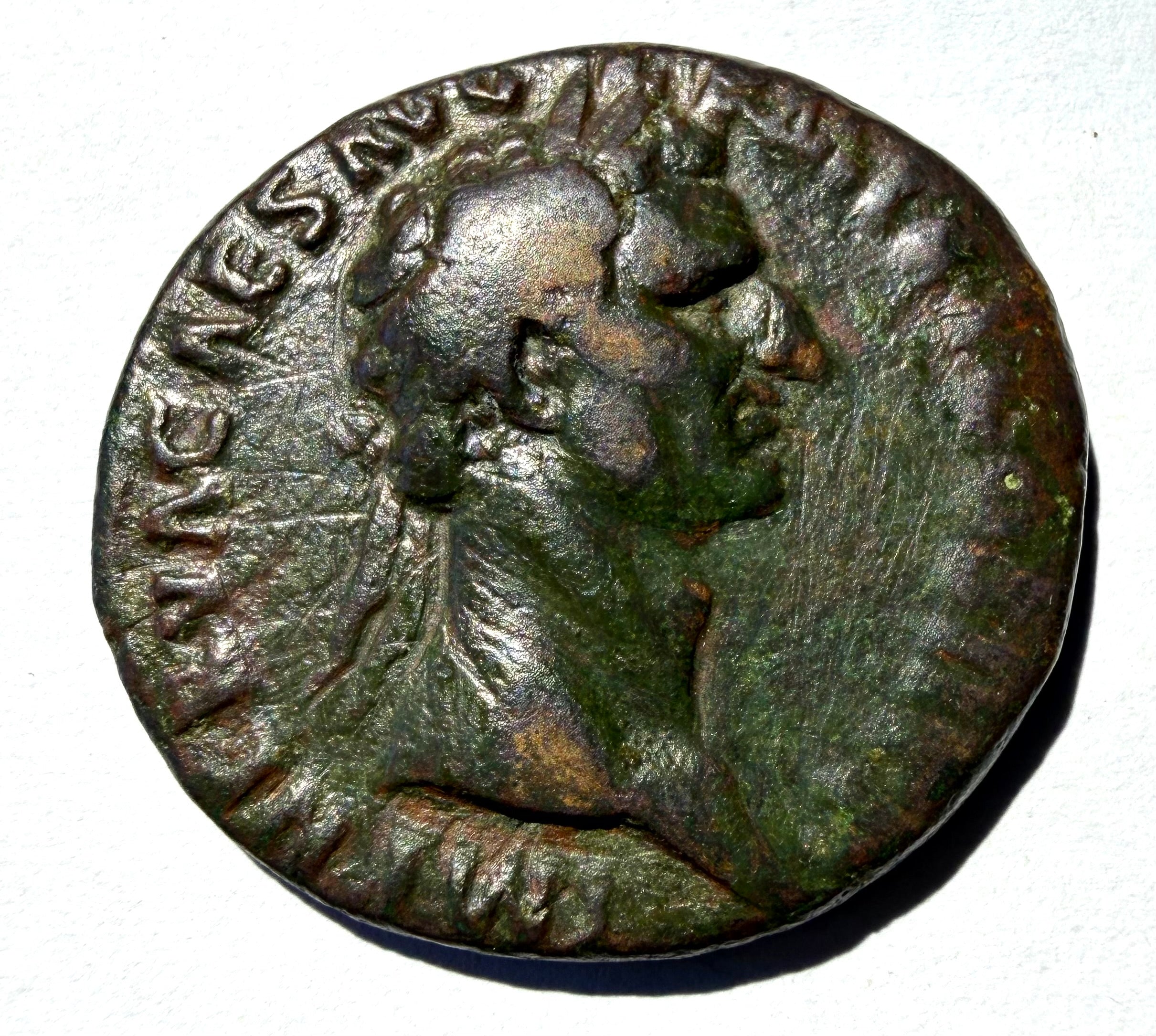 Roman AE as Nerva 96 AD Clasped Hands Concordia Exercituum-high grade