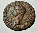 Roman Coin Emperor Claudius AE As Minerva Brandishing Spear RIC 100