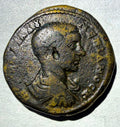 THRACE, Philippopolis. Diadumenian, as Caesar (AD 217-218). Æ Tetrassarion