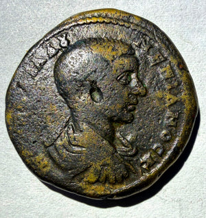 THRACE, Philippopolis. Diadumenian, as Caesar (AD 217-218). Æ Tetrassarion