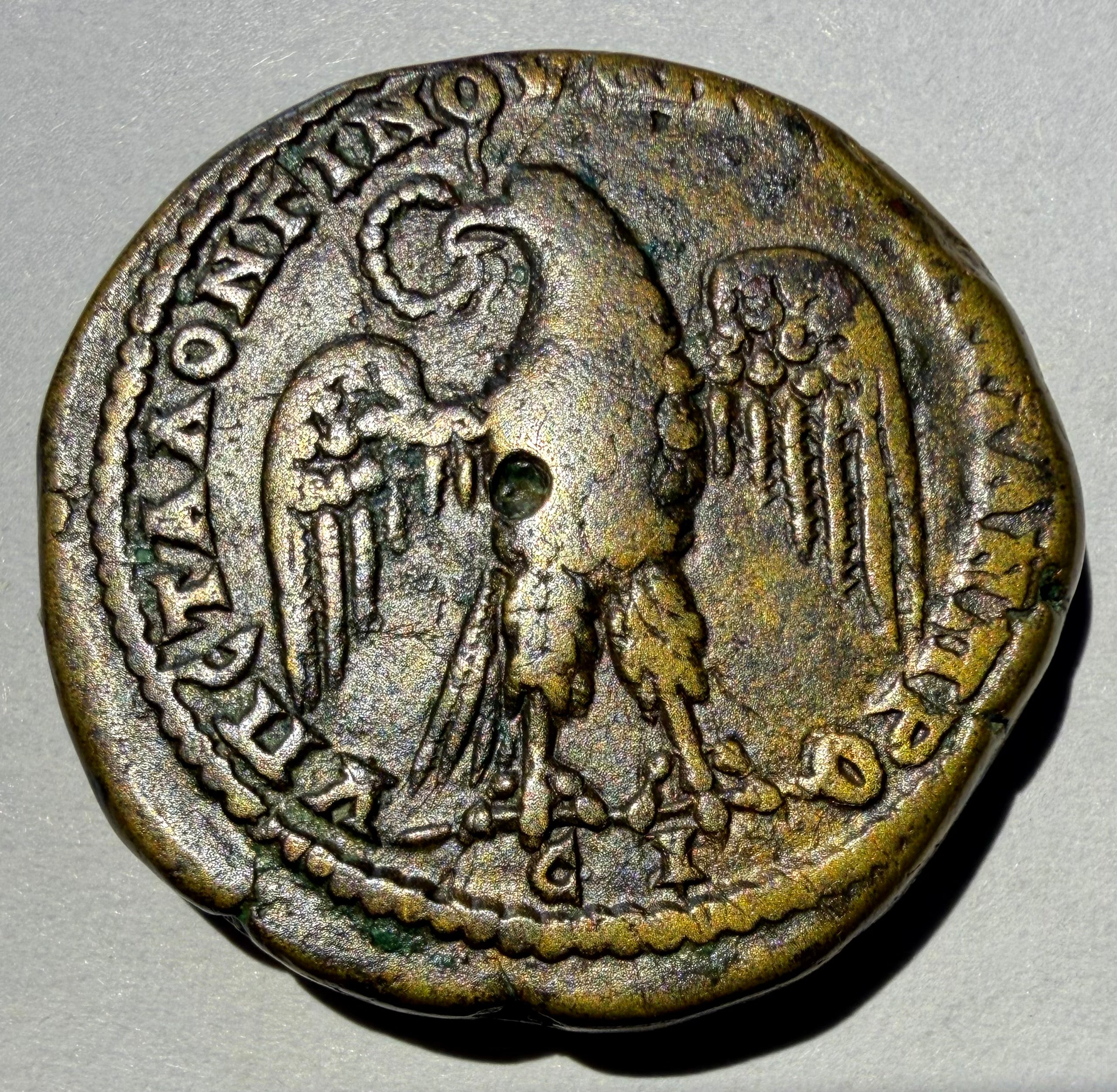 THRACE, Philippopolis. Diadumenian, as Caesar (AD 217-218). Æ Tetrassarion