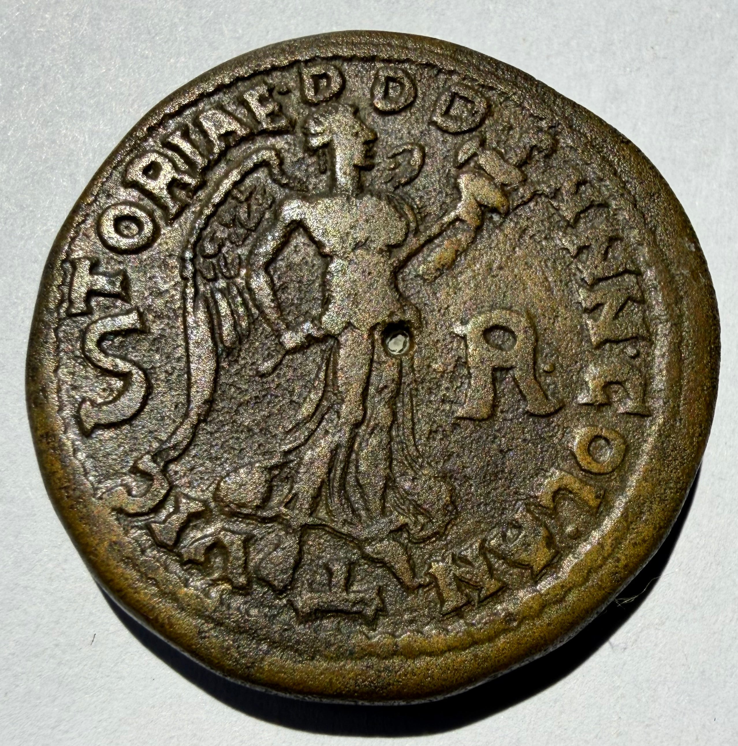 CARACALLA AE31 Roman Provincial Sestertius Antioch Pisidia Joint Reign