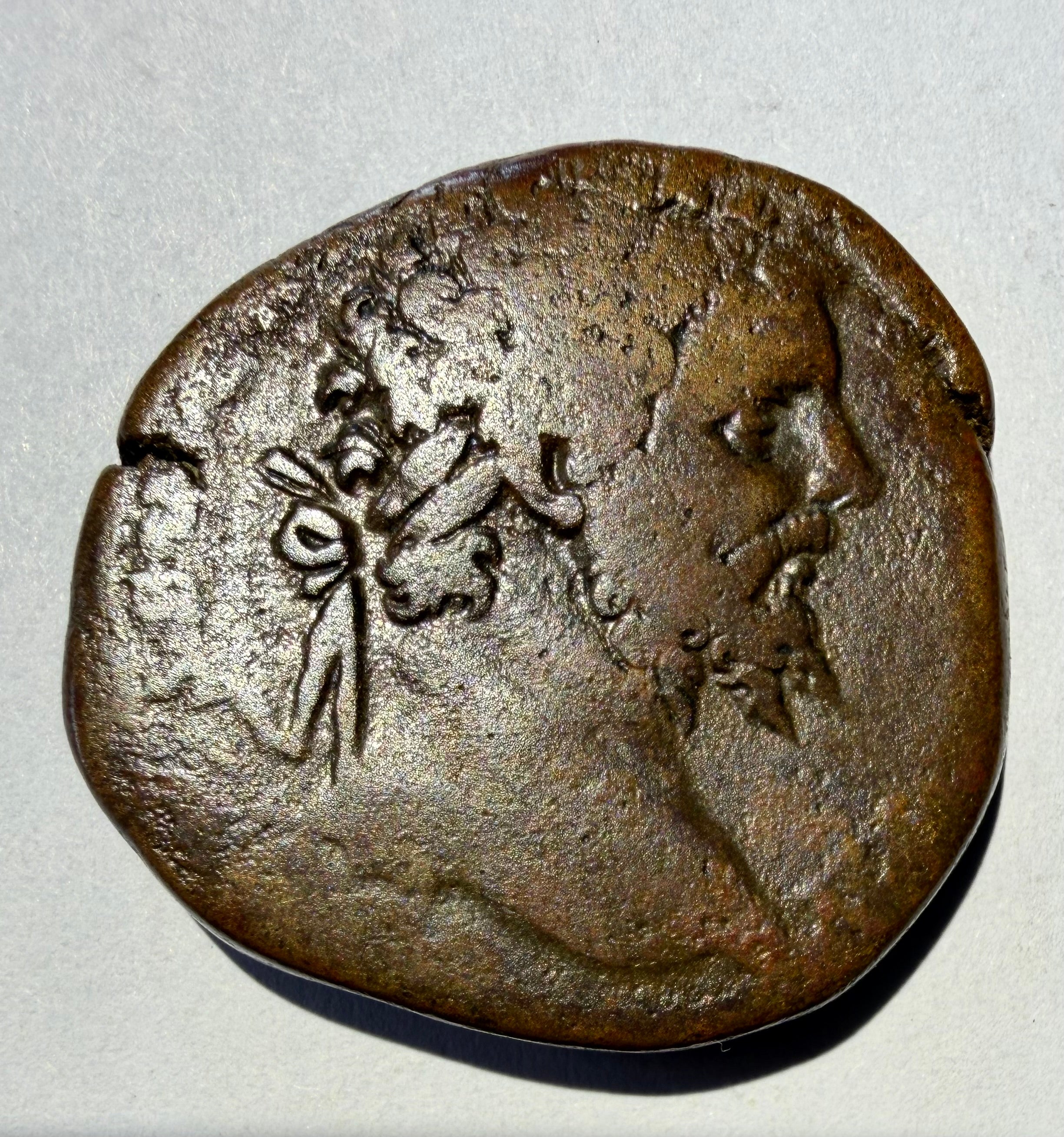 Septimius Severus Roman Imperial Sestertius AE Large Bronze • Securitas Seated