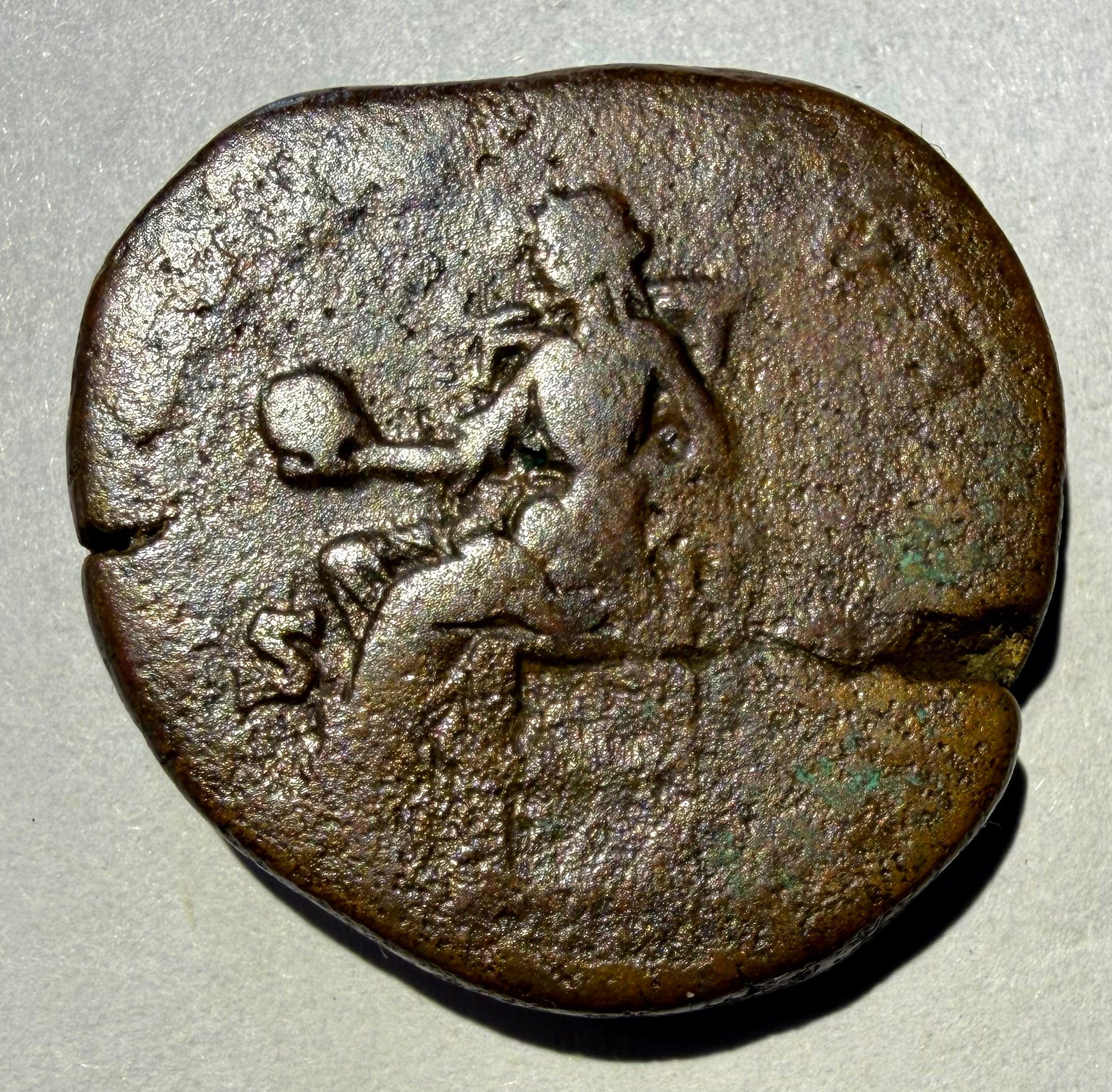 Septimius Severus Roman Imperial Sestertius AE Large Bronze • Securitas Seated