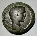Elagabalus Ancient Roman Bronze Coin Marcianopolis Asklepios Snake Staff Rare