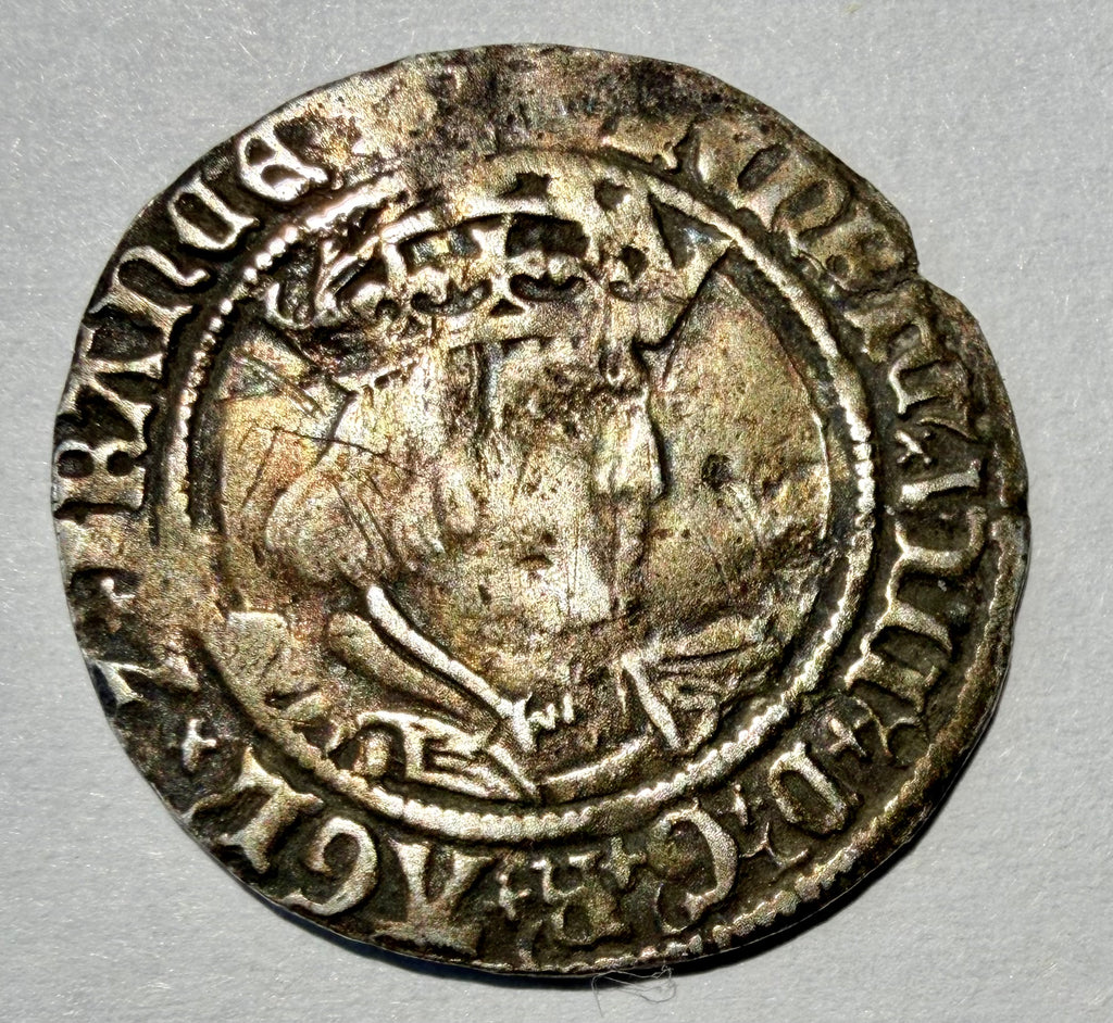 Henry VIII Silver Groat Second Coinage 1526-44 Tower Mint mm Lis Laker Bust D
