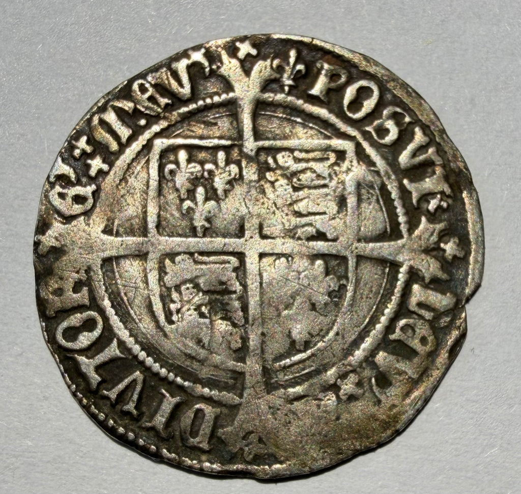 Henry VIII Silver Groat Second Coinage 1526-44 Tower Mint mm Lis Laker Bust D