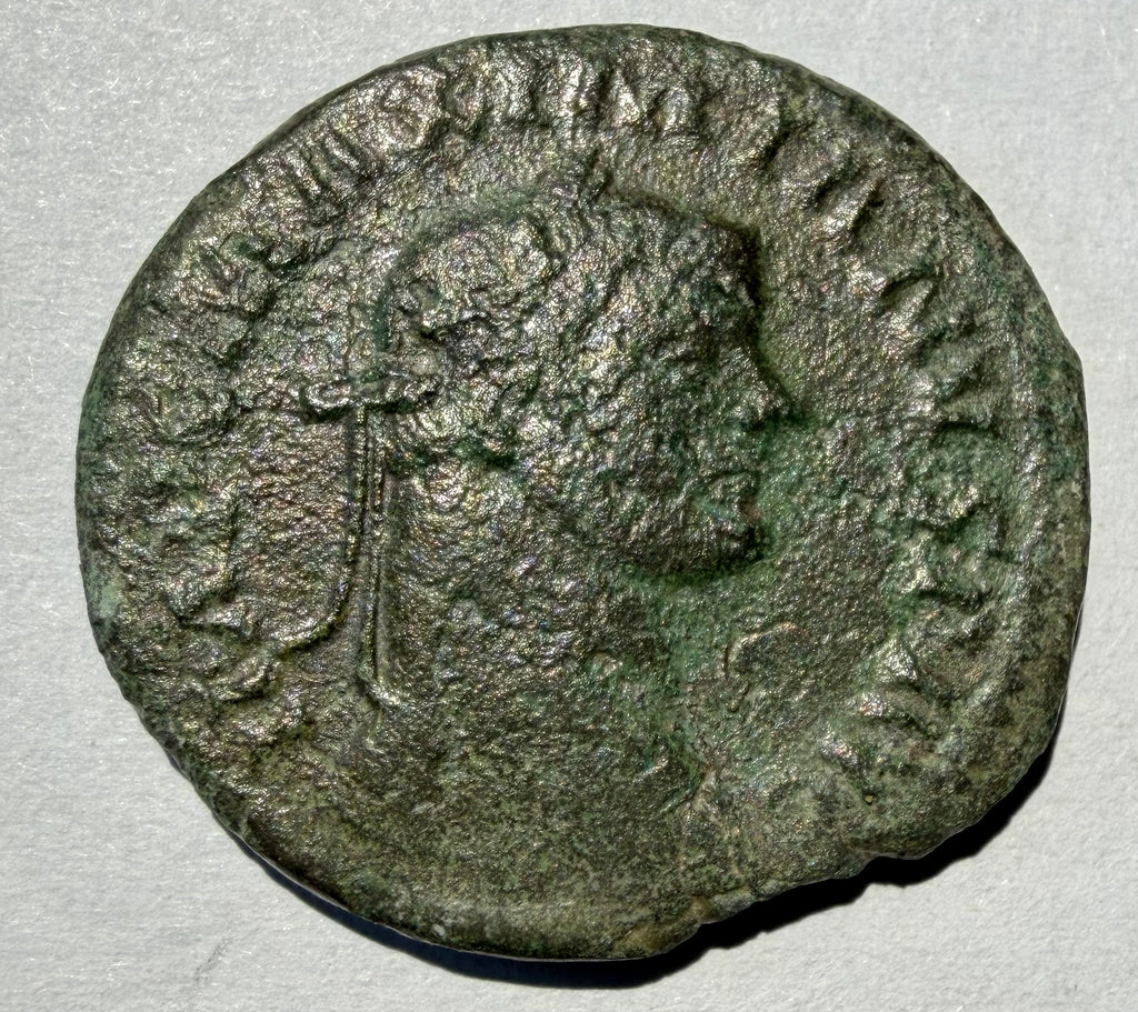 Roman Follis Maximian London Mint H-S LN Rare British Issue 307AD