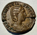 OTACILLA SEVERA Sestertius 244-249 AD - CONCORDIA - Chunky 20.5g 4mm