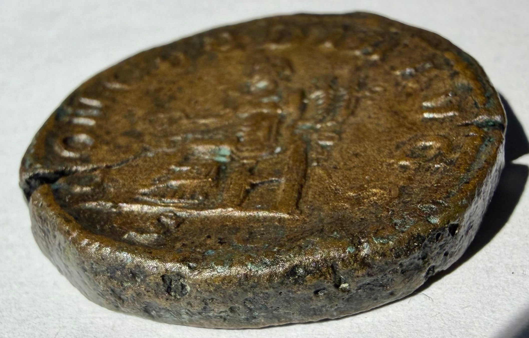 OTACILLA SEVERA Sestertius 244-249 AD - CONCORDIA - Chunky 20.5g 4mm