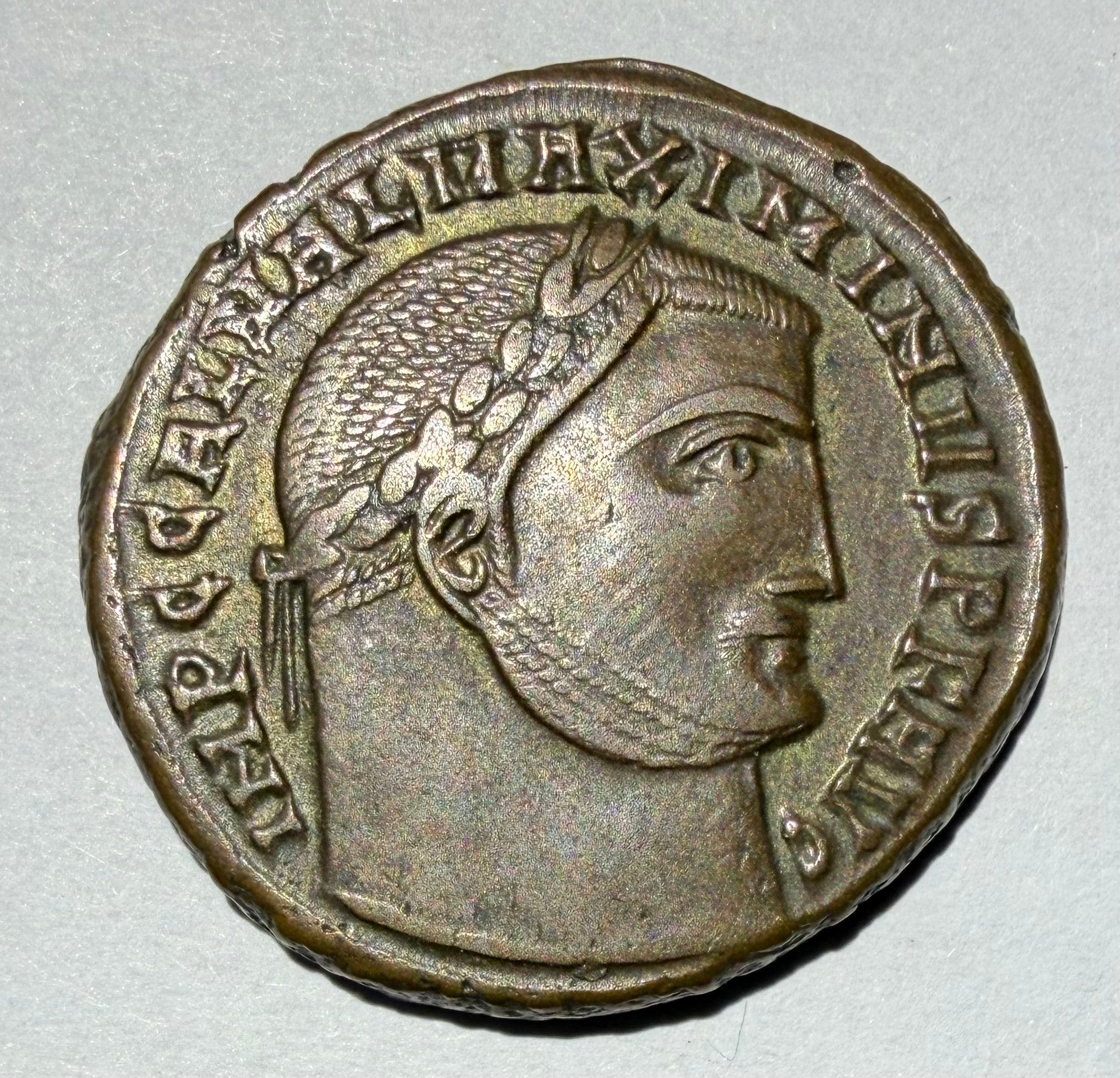 Roman Follis Galerius Augustus 305-311AD Genio Imperatoris- absolutely superb