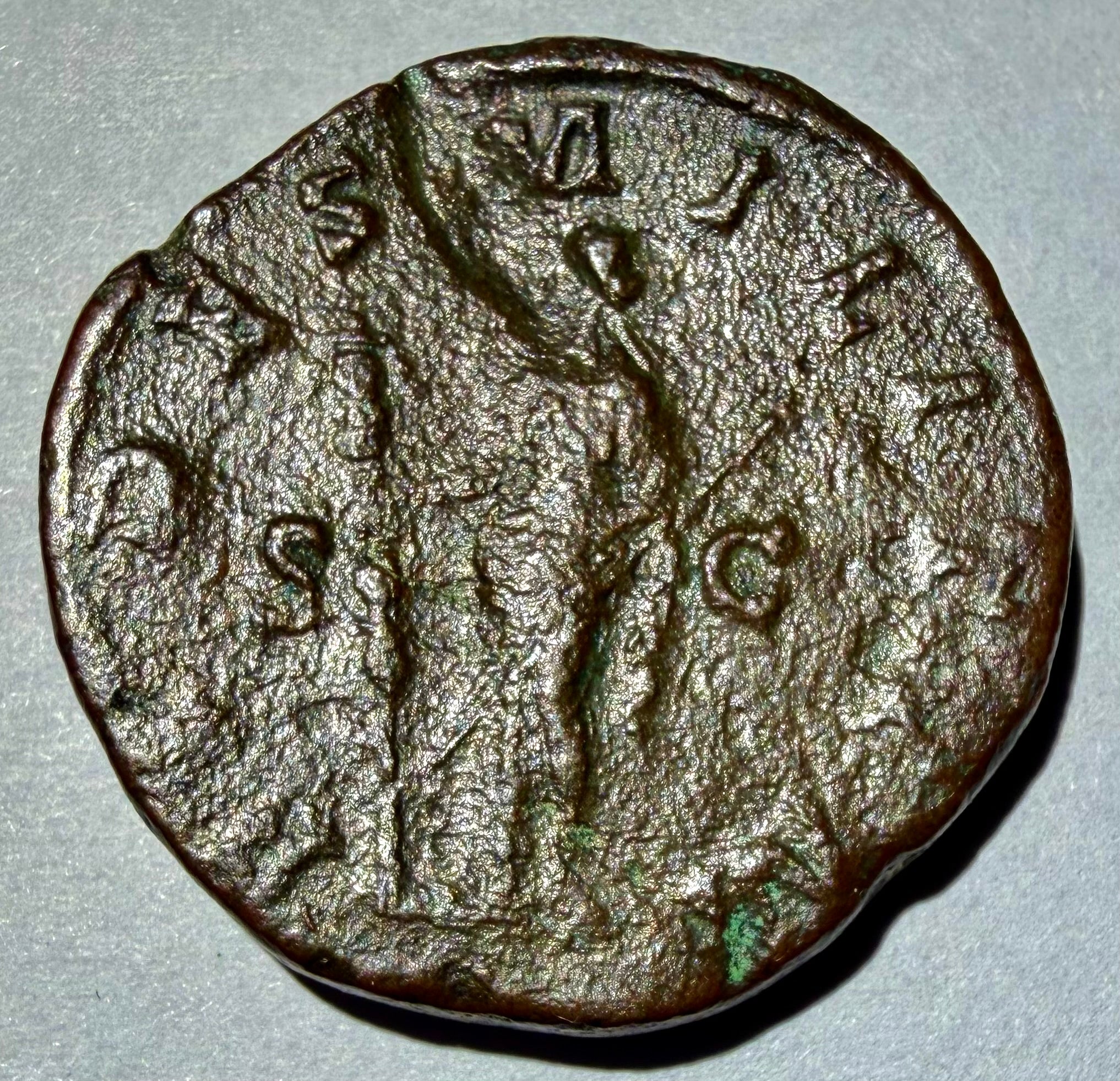 GORDIAN III AE Sestertius 238-244 AD - FIDES MILITVM - Rome Mint