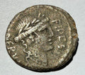 Roman Republic AR Denarius 47 BC A. Licinius Nerva Fides Horseman Captive