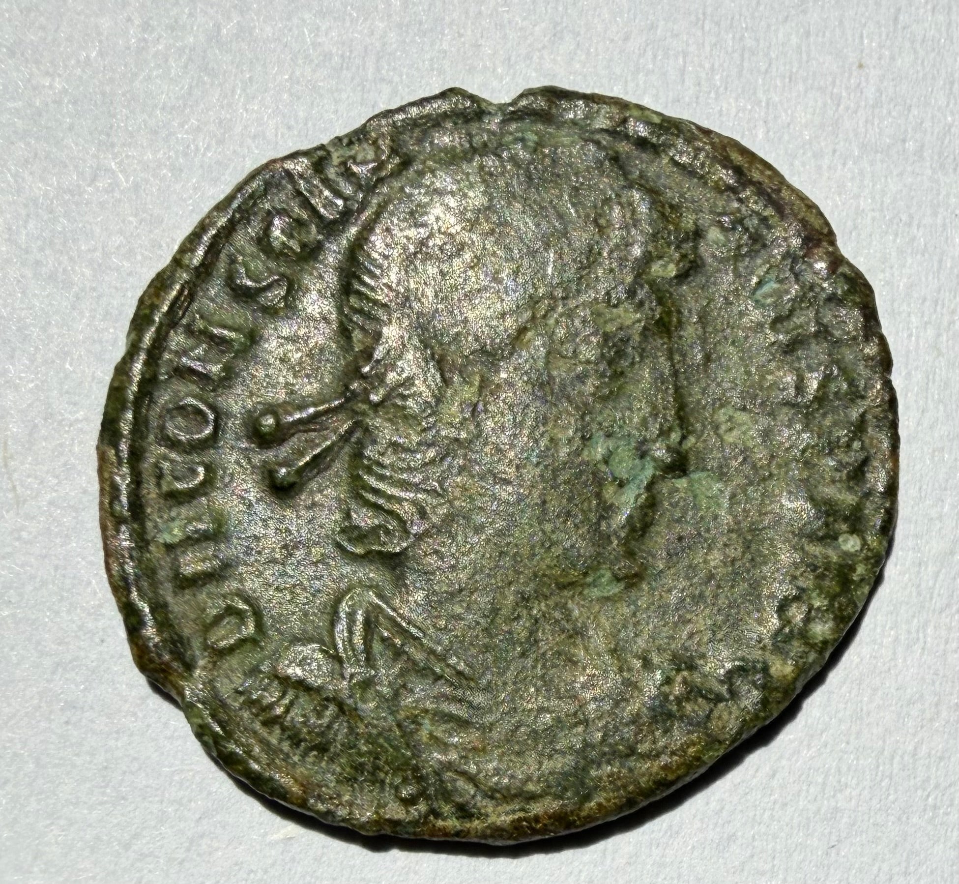 Constantius II AE 3 Siscia Mint Fallen Horseman Roman Coin