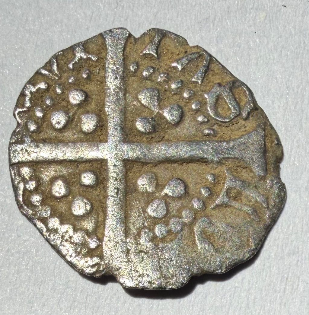 Henry V Silver Halfpenny London Mint Class F Withers 10 Trefoil, annulet