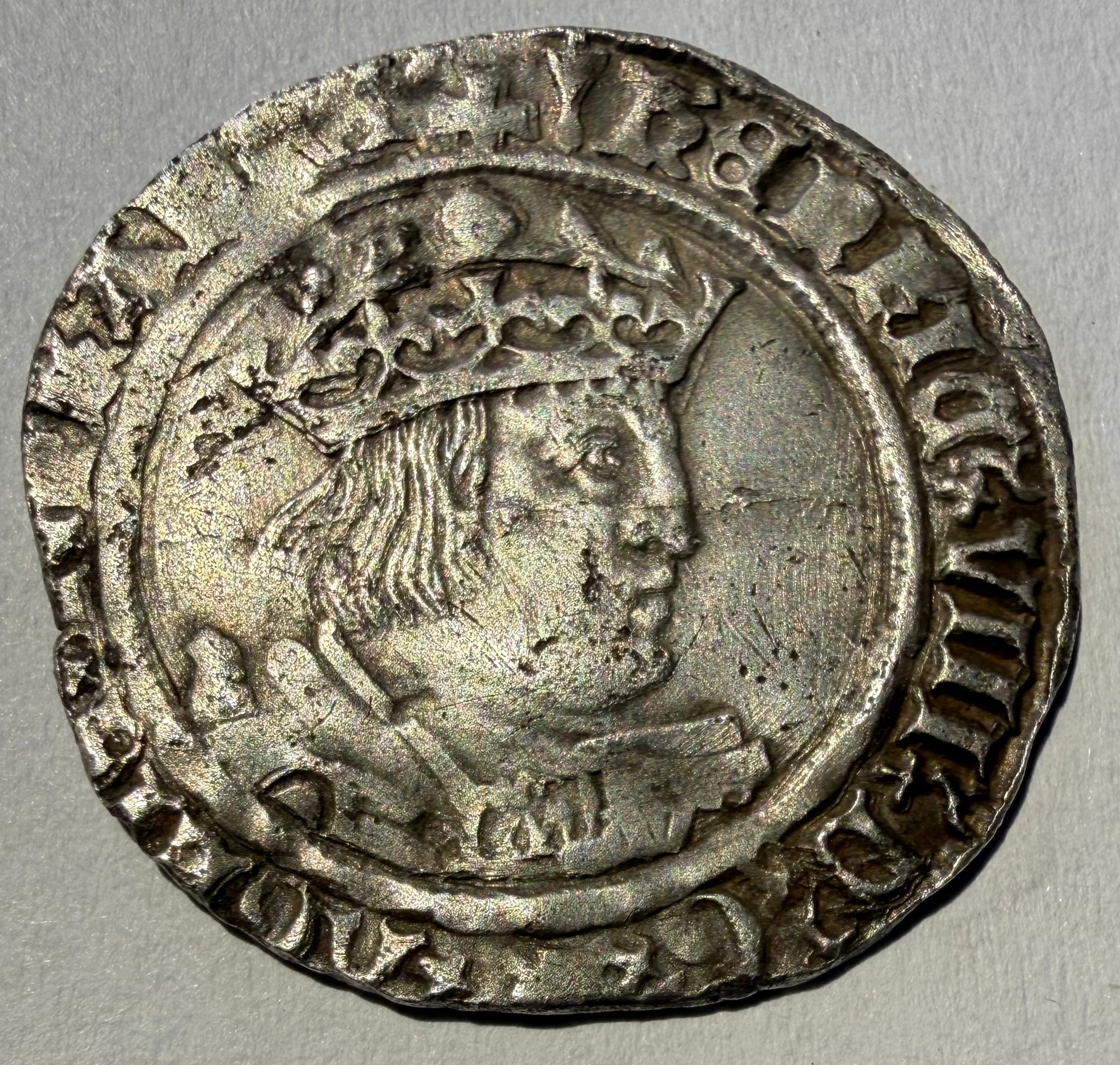 Henry VIII Second Coinage Groat, London (Tower Mint), Laker Bust D, S.2337E