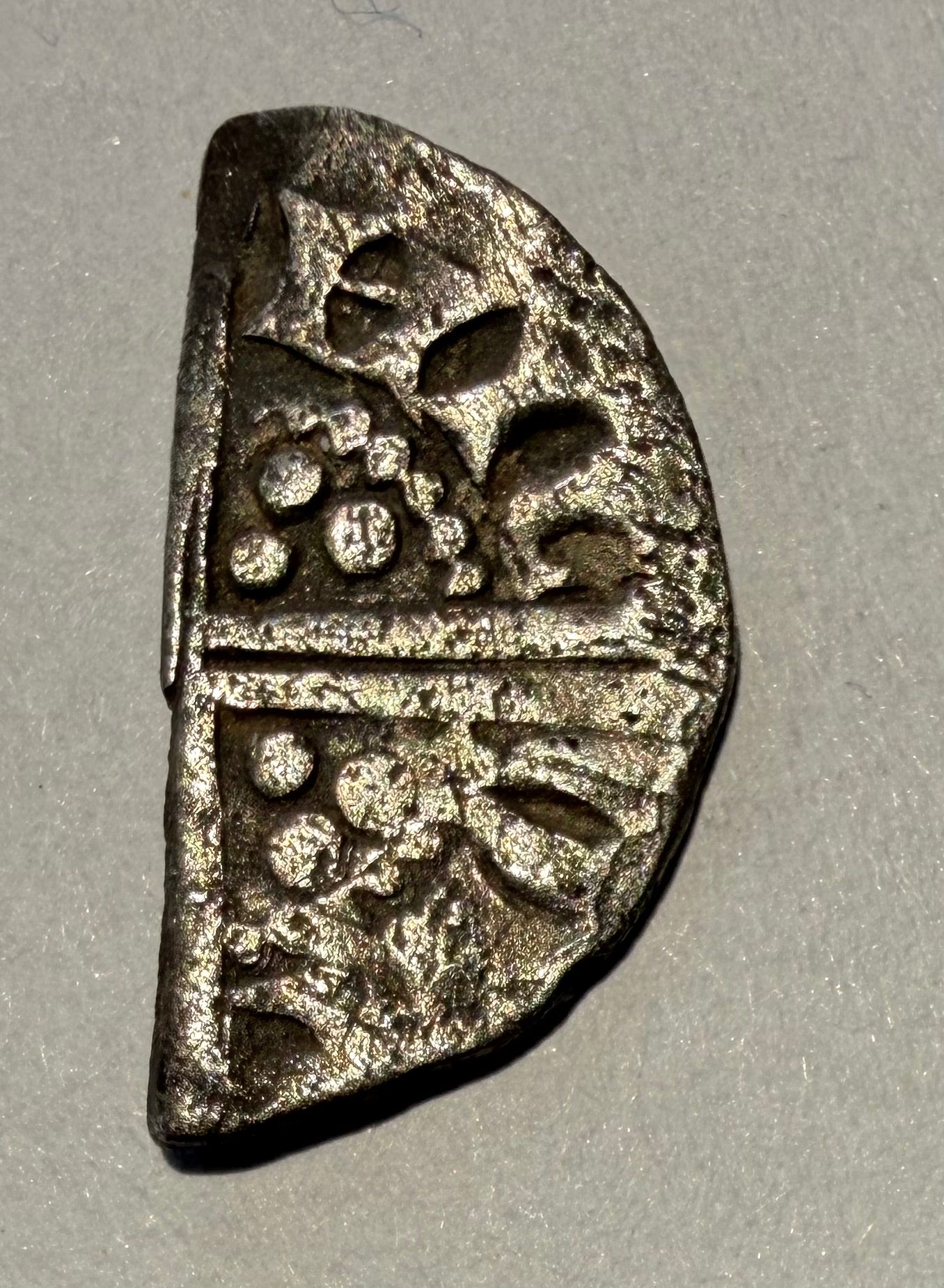Henry III Cut Halfpenny Silver Voided Long Cross Coin Class 3b Nicole