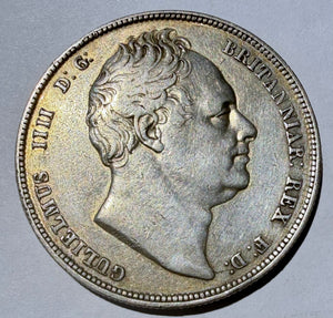 1836 William IV Silver Half Crown Coin - High grade- Spink 3834