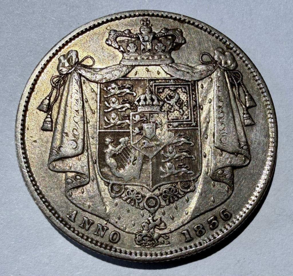 1836 William IV Silver Half Crown Coin - High grade- Spink 3834