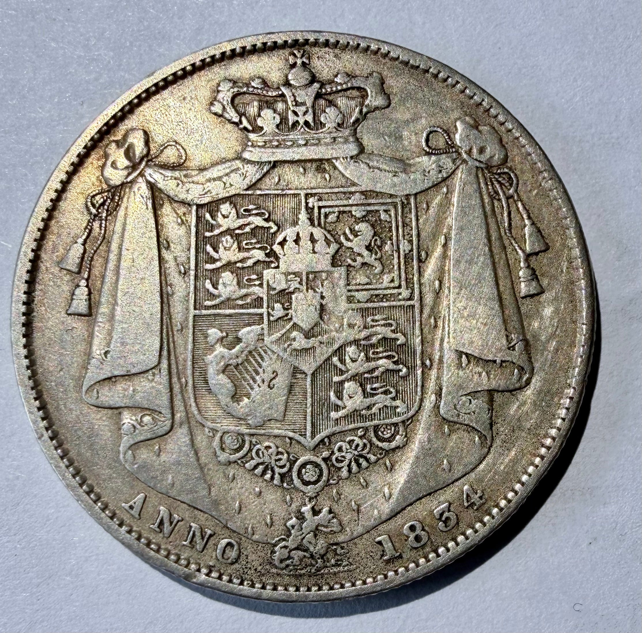 1834 Halfcrown