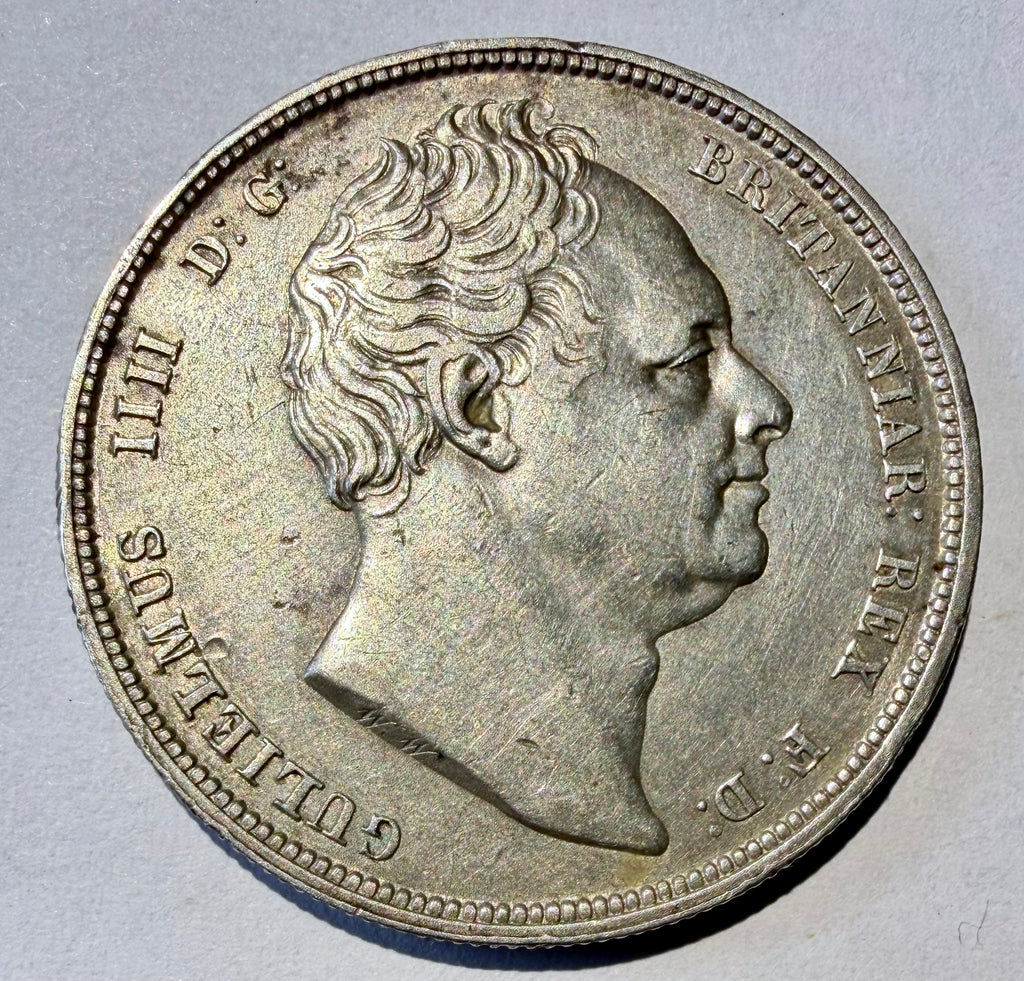 1836 William IV Silver Half Crown Coin - High grade- Spink 3834 (Copy)