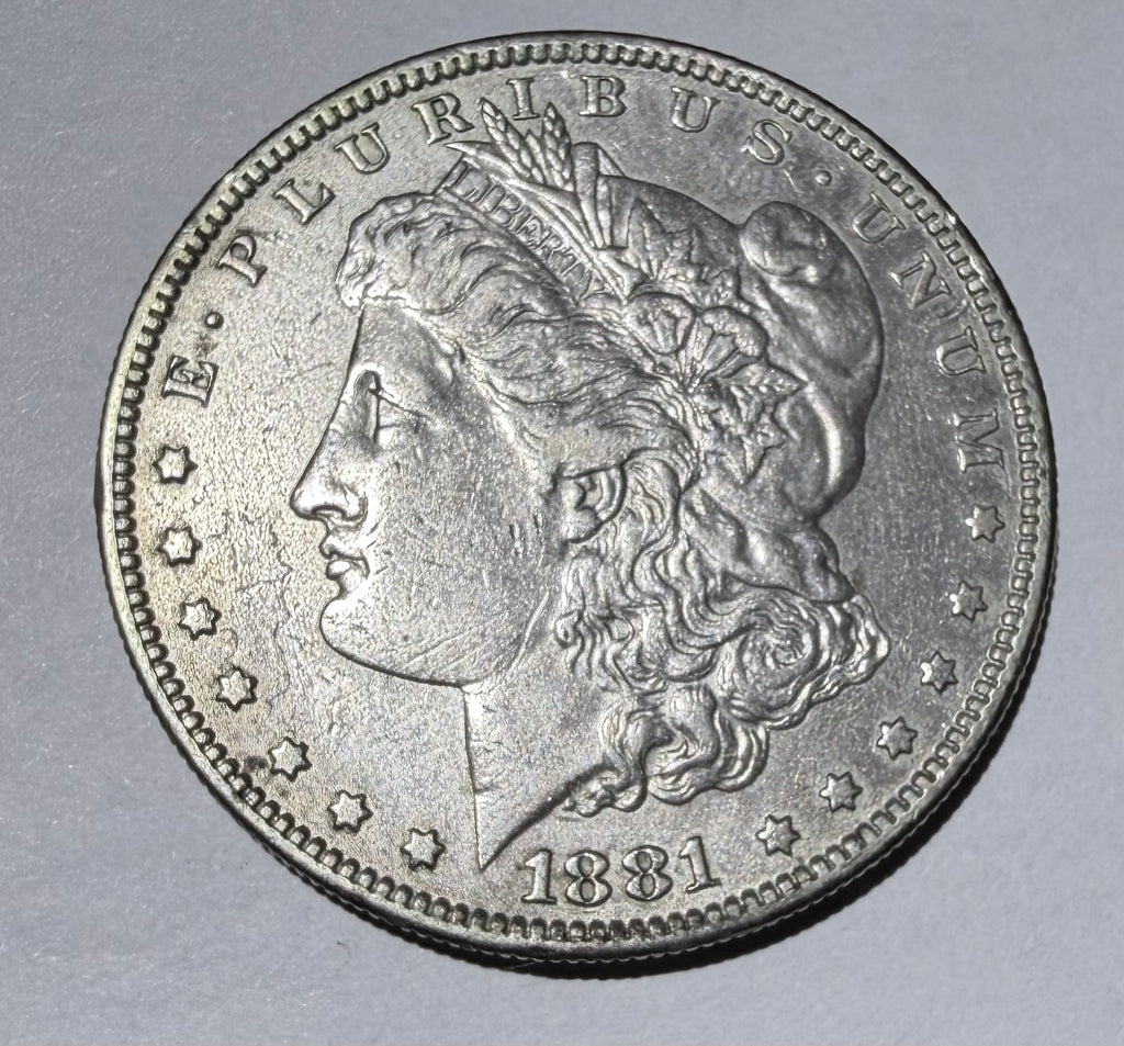 USA-1881-S Morgan Silver Dollar $1 -high grade