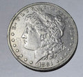 USA-1881-S Morgan Silver Dollar $1 -high grade