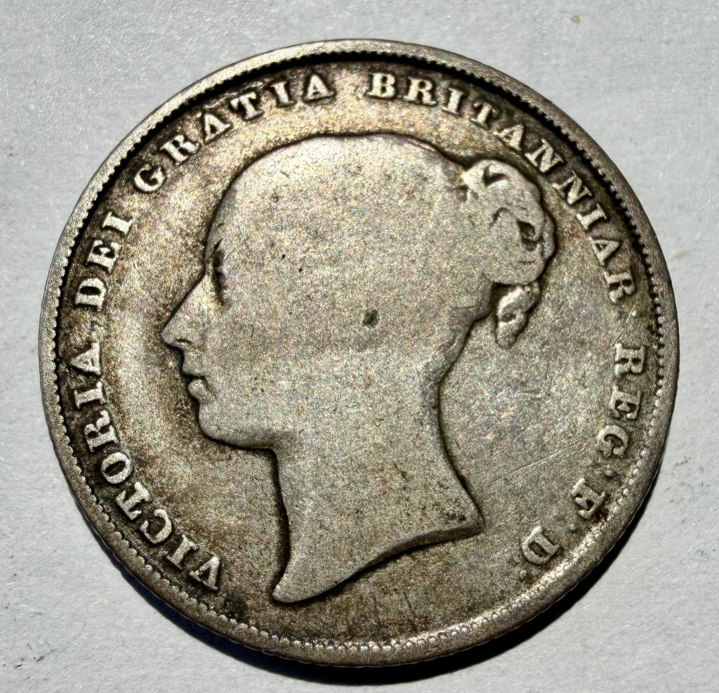 Queen Victoria shilling 1839