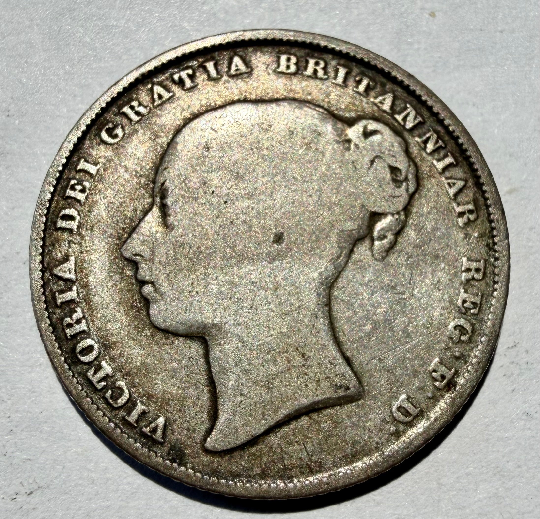 Queen Victoria shilling 1839